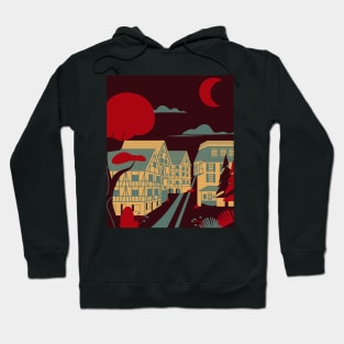 Blood moon town Hoodie